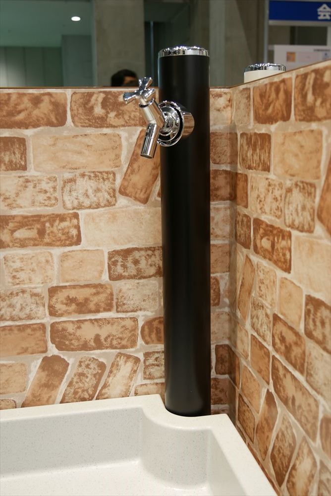 丸形アルミ水栓柱